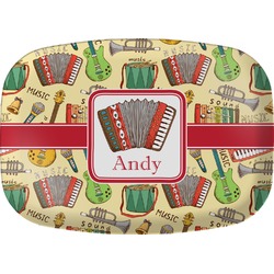 Vintage Musical Instruments Melamine Platter (Personalized)