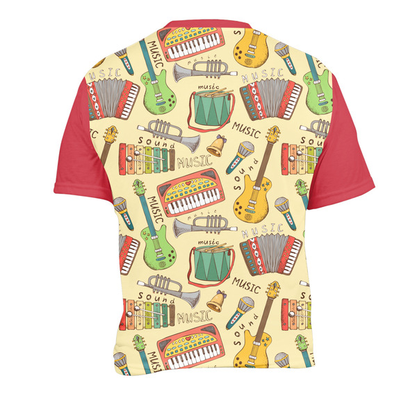 Vintage Musical Instruments Men's Crew Neck T Shirt Medium - Back