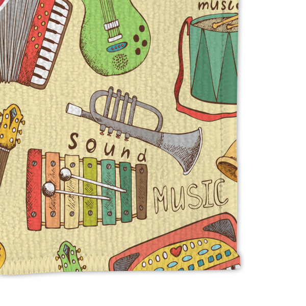 Vintage Musical Instruments Microfiber Dish Rag - DETAIL