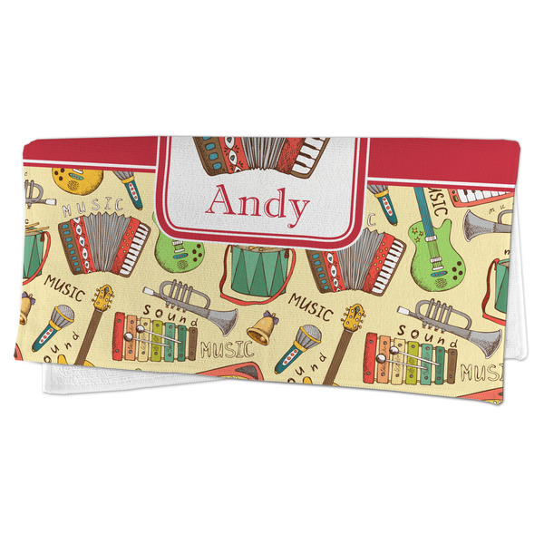 Vintage Musical Instruments Microfiber Dish Rag - FOLDED (half)