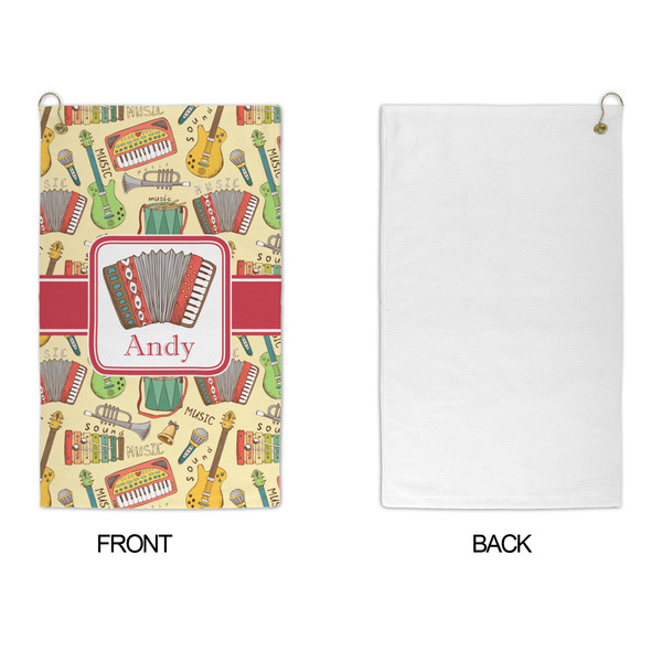 Vintage Musical Instruments Microfiber Golf Towels - APPROVAL