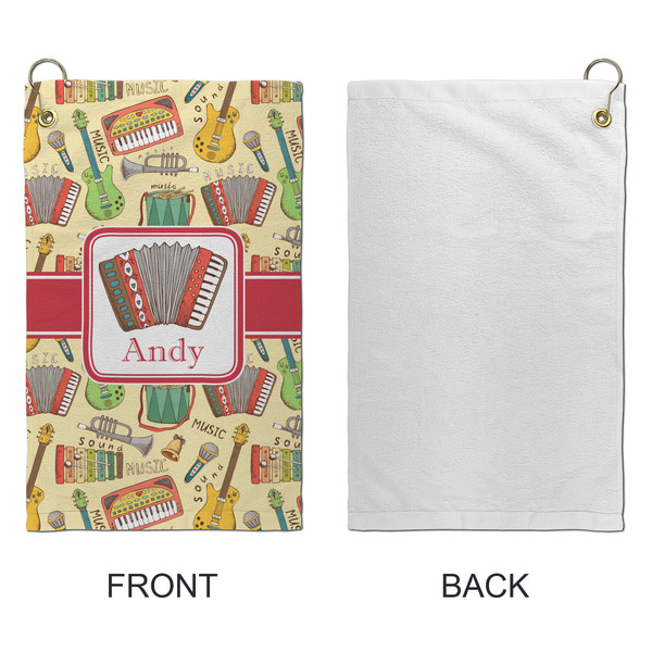 Vintage Musical Instruments Microfiber Golf Towels - Small - APPROVAL