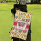 Vintage Musical Instruments Microfiber Golf Towels - Small - LIFESTYLE