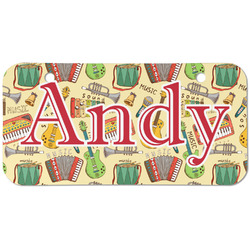 Vintage Musical Instruments Mini/Bicycle License Plate (2 Holes) (Personalized)