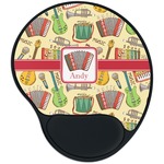 Vintage Musical Instruments Mouse Pad with Wrist Support