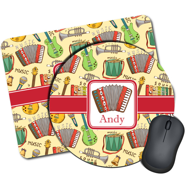 Custom Vintage Musical Instruments Mouse Pad (Personalized)