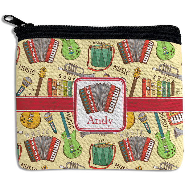 Custom Vintage Musical Instruments Rectangular Coin Purse (Personalized)