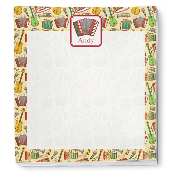 Vintage Musical Instruments Notepad - Apvl