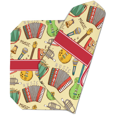 Custom Vintage Musical Instruments Dining Table Mat - Octagon w/ Name ...