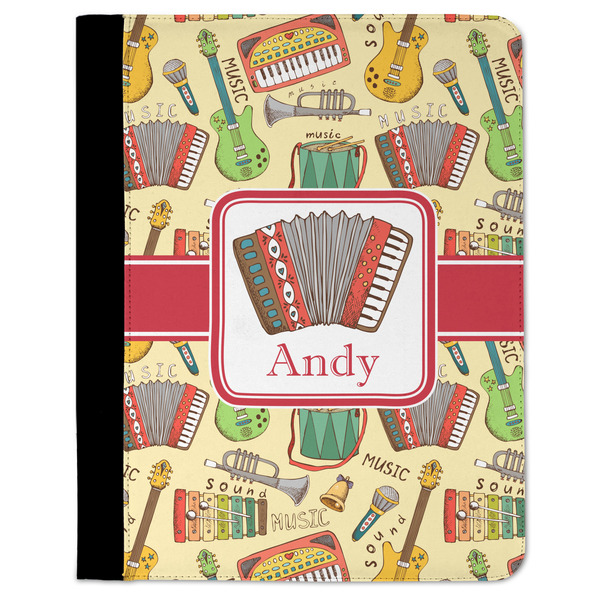 Custom Vintage Musical Instruments Padfolio Clipboard (Personalized)