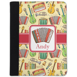 Vintage Musical Instruments Padfolio Clipboard - Small (Personalized)