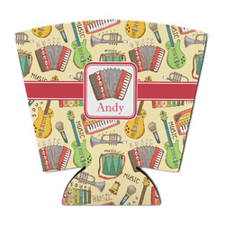 Vintage Musical Instruments Party Cup Sleeve - with Bottom (Personalized)