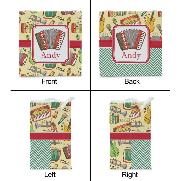 Vintage Musical Instruments Party Favor Gift Bag - Matte - Approval