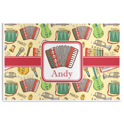 Vintage Musical Instruments Disposable Paper Placemats (Personalized)