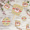 Vintage Musical Instruments Party Supplies Combination Image - All items - Plates, Coasters, Fans