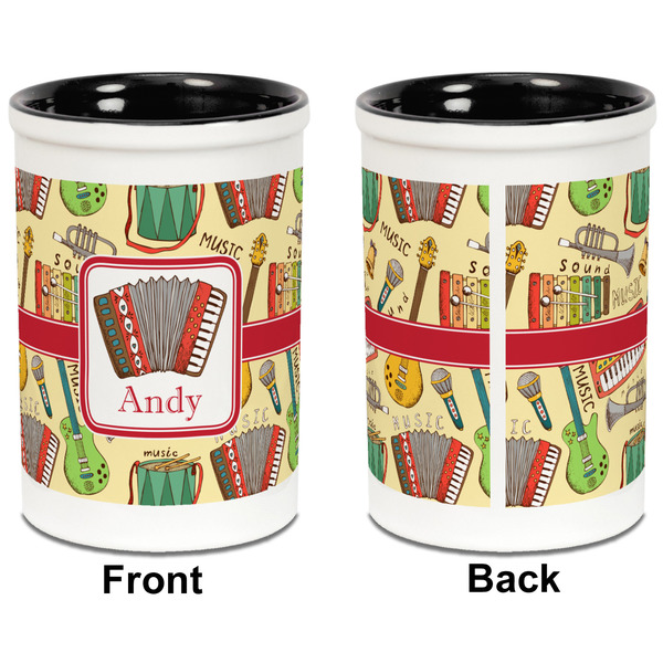 Vintage Musical Instruments Pencil Holder - Black - approval