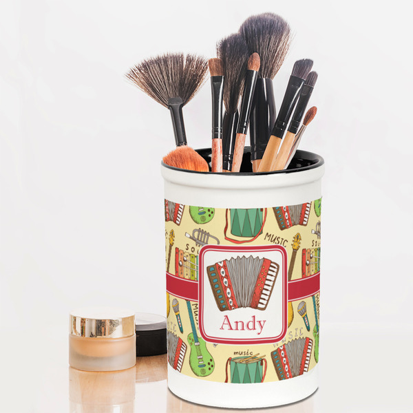 Vintage Musical Instruments Pencil Holder - LIFESTYLE makeup