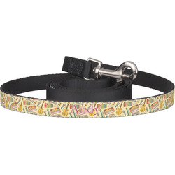 Vintage Musical Instruments Dog Leash (Personalized)