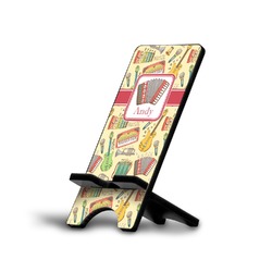 Vintage Musical Instruments Cell Phone Stand (Personalized)