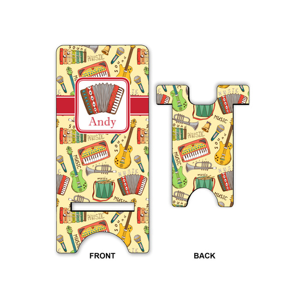 Vintage Musical Instruments Phone Stand - Front & Back