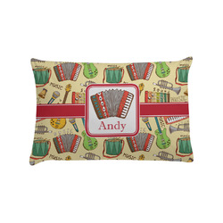 Vintage Musical Instruments Pillow Case - Standard (Personalized)