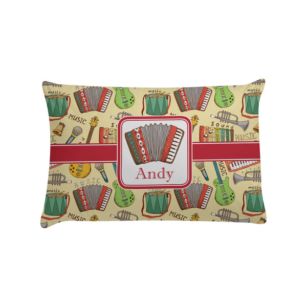 Custom Vintage Musical Instruments Pillow Case - Standard (Personalized)