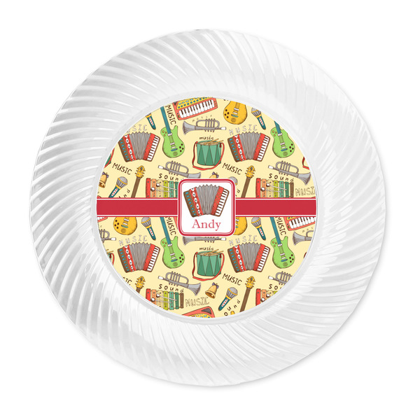 Vintage Musical Instruments Plastic Party Dinner Plates - Approval