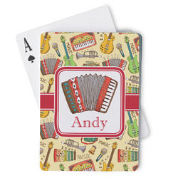 Vintage Musical Instruments Playing Cards (Personalized)