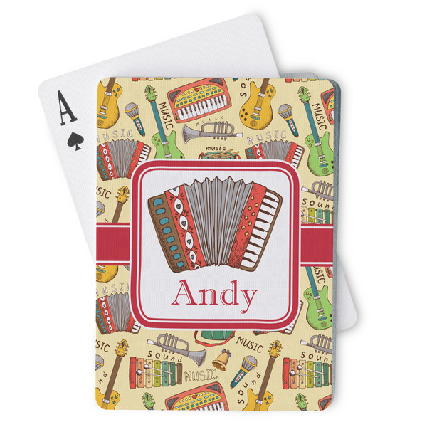 Custom Vintage Musical Instruments Playing Cards (Personalized)