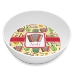 Vintage Musical Instruments Melamine Bowl - 8 oz (Personalized)