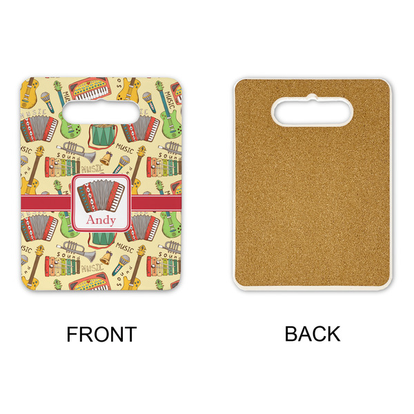 Vintage Musical Instruments Rectangle Trivet with Handle - APPROVAL