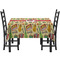 Vintage Musical Instruments Rectangular Tablecloths - Side View