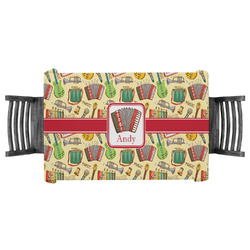 Vintage Musical Instruments Tablecloth - 58"x58" (Personalized)