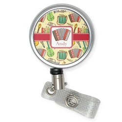 Vintage Musical Instruments Retractable Badge Reel (Personalized)
