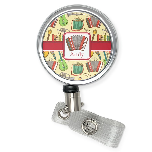 Custom Vintage Musical Instruments Retractable Badge Reel (Personalized)