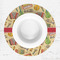 Vintage Musical Instruments Round Linen Placemats - LIFESTYLE (single)