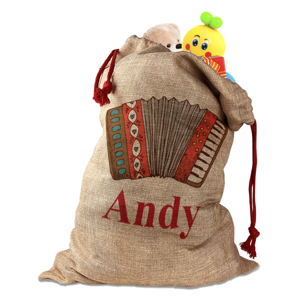 Custom Vintage Musical Instruments Santa Sack (Personalized)