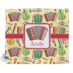 Vintage Musical Instruments Security Blanket - Single Sided (Personalized)