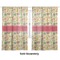 Vintage Musical Instruments Sheer Curtains