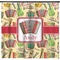 Vintage Musical Instruments Shower Curtain - Custom Size (Personalized)