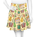 Vintage Musical Instruments Skater Skirt - 2X Large