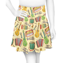 Vintage Musical Instruments Skater Skirt - 2X Large