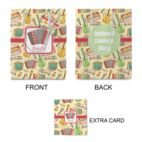 Vintage Musical Instruments Small Gift Bag - Approval