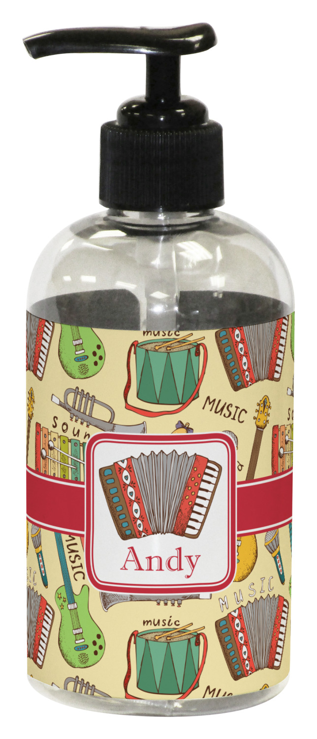 Vintage Musical Instruments Plastic Soap / Lotion Dispenser (8 oz
