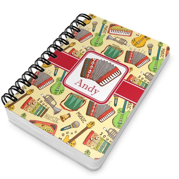 Vintage Musical Instruments Spiral Journal 5 x 7 - Main