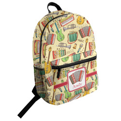 Vintage Musical Instruments Student Backpack (Personalized)
