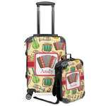 Vintage Musical Instruments Kids 2-Piece Luggage Set - Suitcase & Backpack (Personalized)