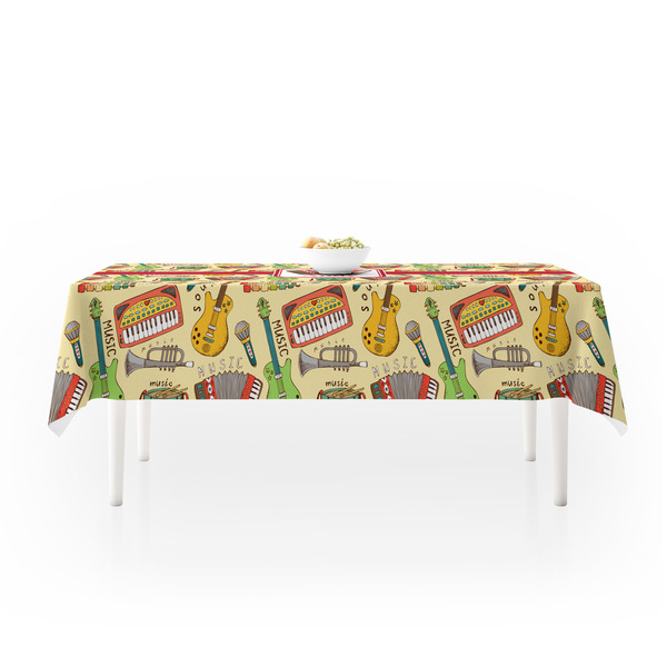 Vintage Musical Instruments Tablecloths (58"x102") - MAIN
