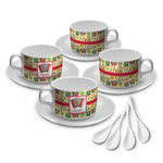Vintage Musical Instruments Tea Cup - Set of 4 (Personalized)