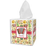 Vintage Musical Instruments Tissue Box Cover (Personalized)